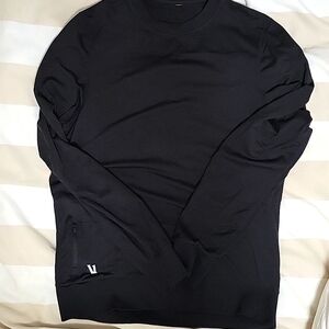 Vuori Ponto Performance Crew Black Heather Size S